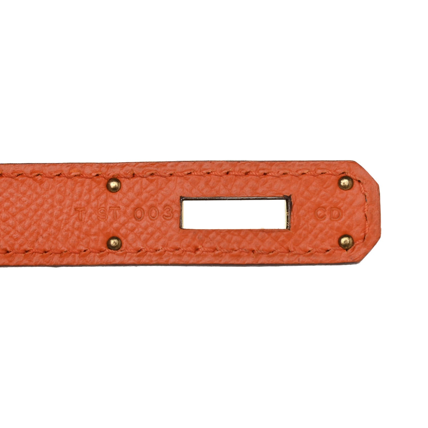 Hermes Epsom Horseshoe Kelly Sellier 28 Rose Tyrien Orange 7 of 12
