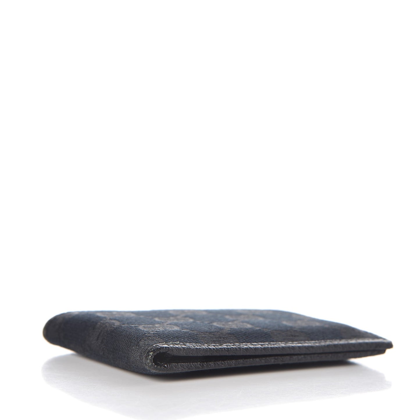 Mens Monogram Bi-Fold Wallet Black