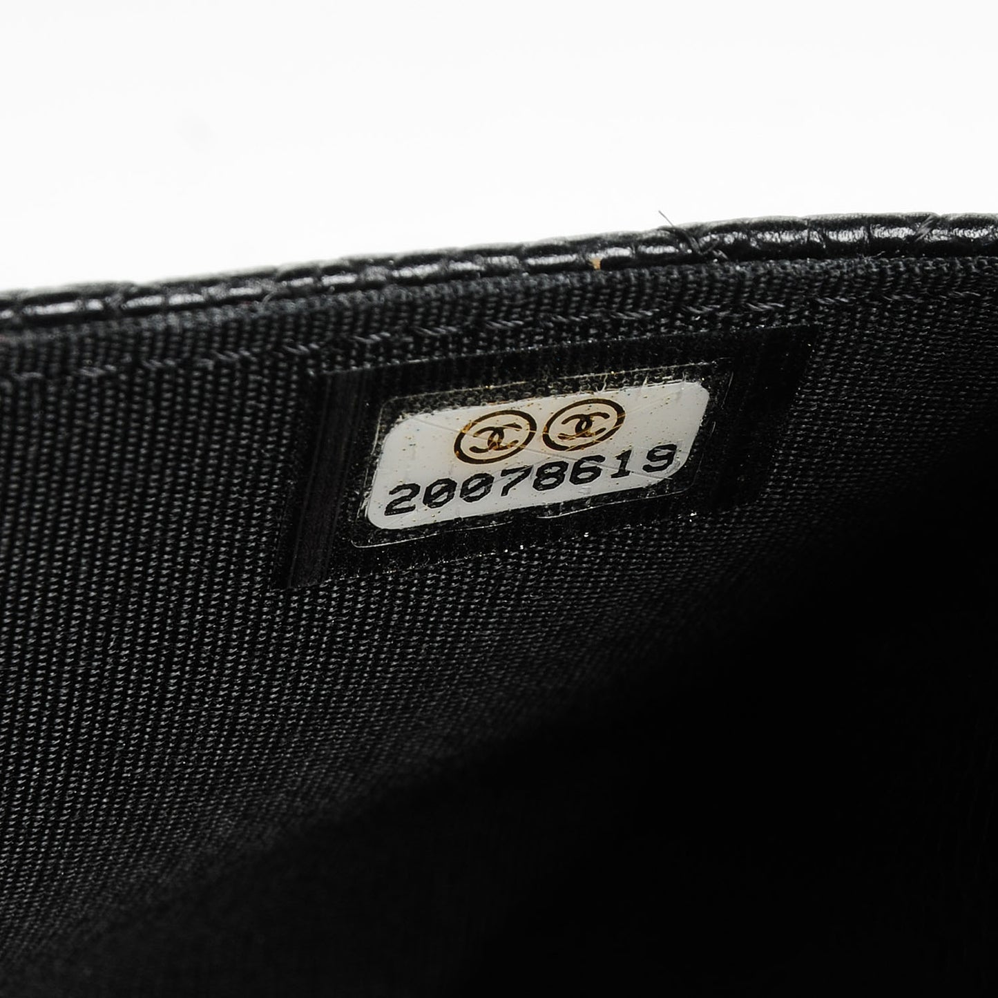 Caviar Quilted Boy Wallet On Chain WOC Black