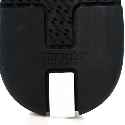 Hermes Calfskin Womens Trail Sneakers 38 Black 6 of 8