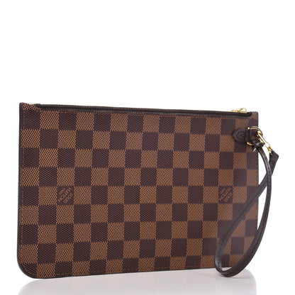Louis Vuitton Damier Ebene Neverfull MM GM Pochette 3 of 7