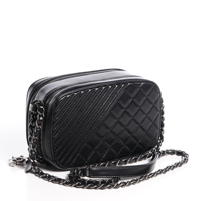 Chanel Lambskin Small Coco Boy Camera Case Black 3 of 8