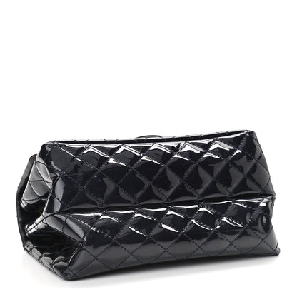 Chanel Patent Quilted Accordion Reissue 2.55 Flap Navy 4 of 11