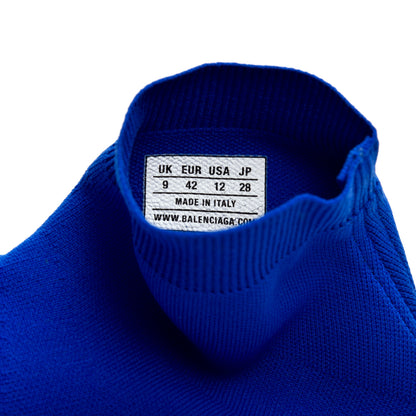 Balenciaga Neoprene Knit Womens Speed Sneakers 42 Bleu Black 7 of 9
