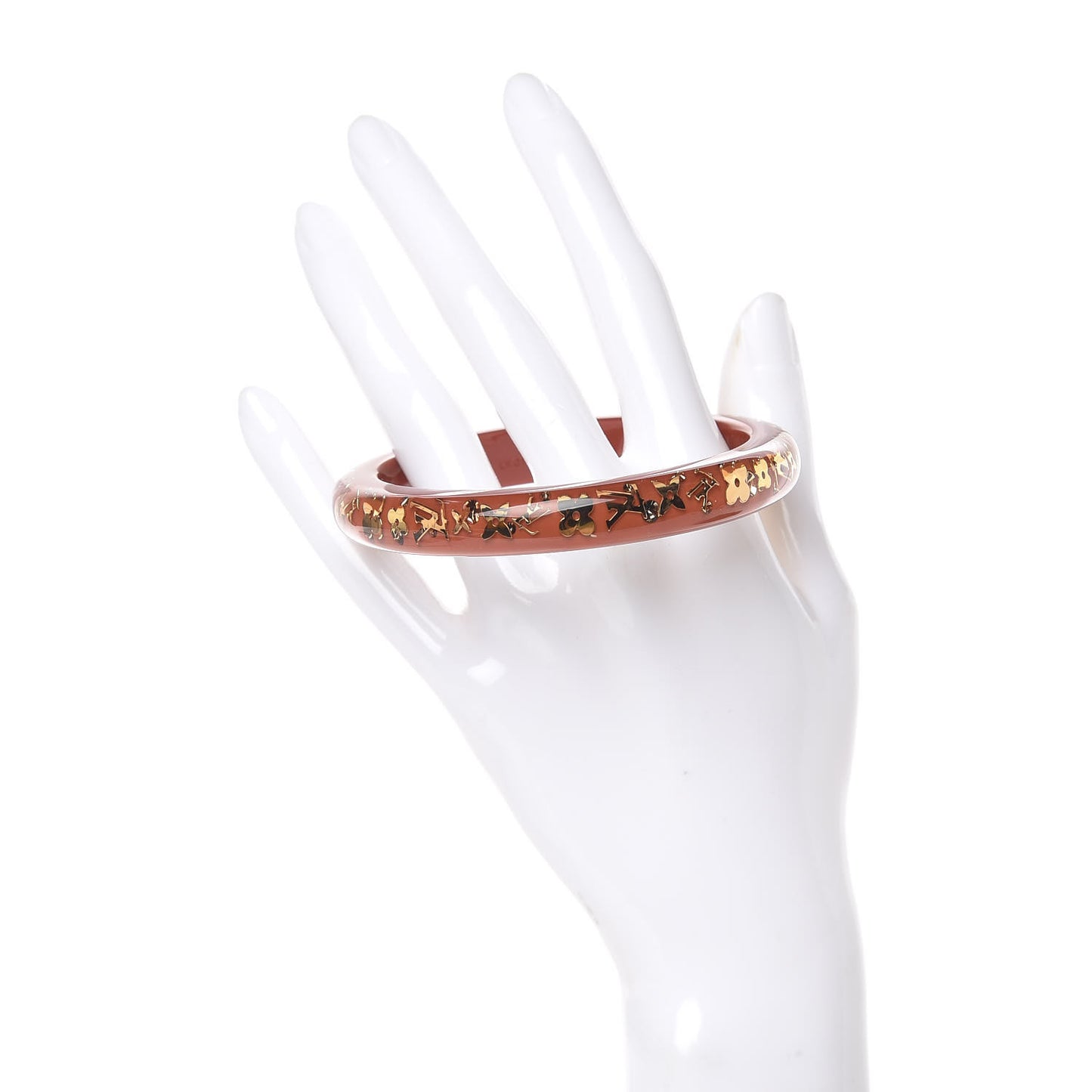 Resin Swarovski Small Inclusion Bracelet PM Caramel