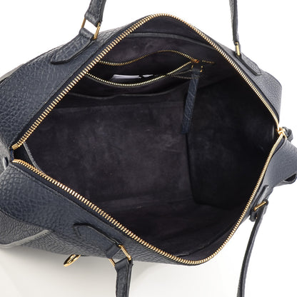 Celine Bullhide Calfskin Small Ring Bag Navy Blue 5 of 9