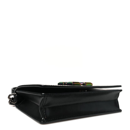 Off-White Calfskin Jitney 0.5 Crossbody Bag Black 4 of 10