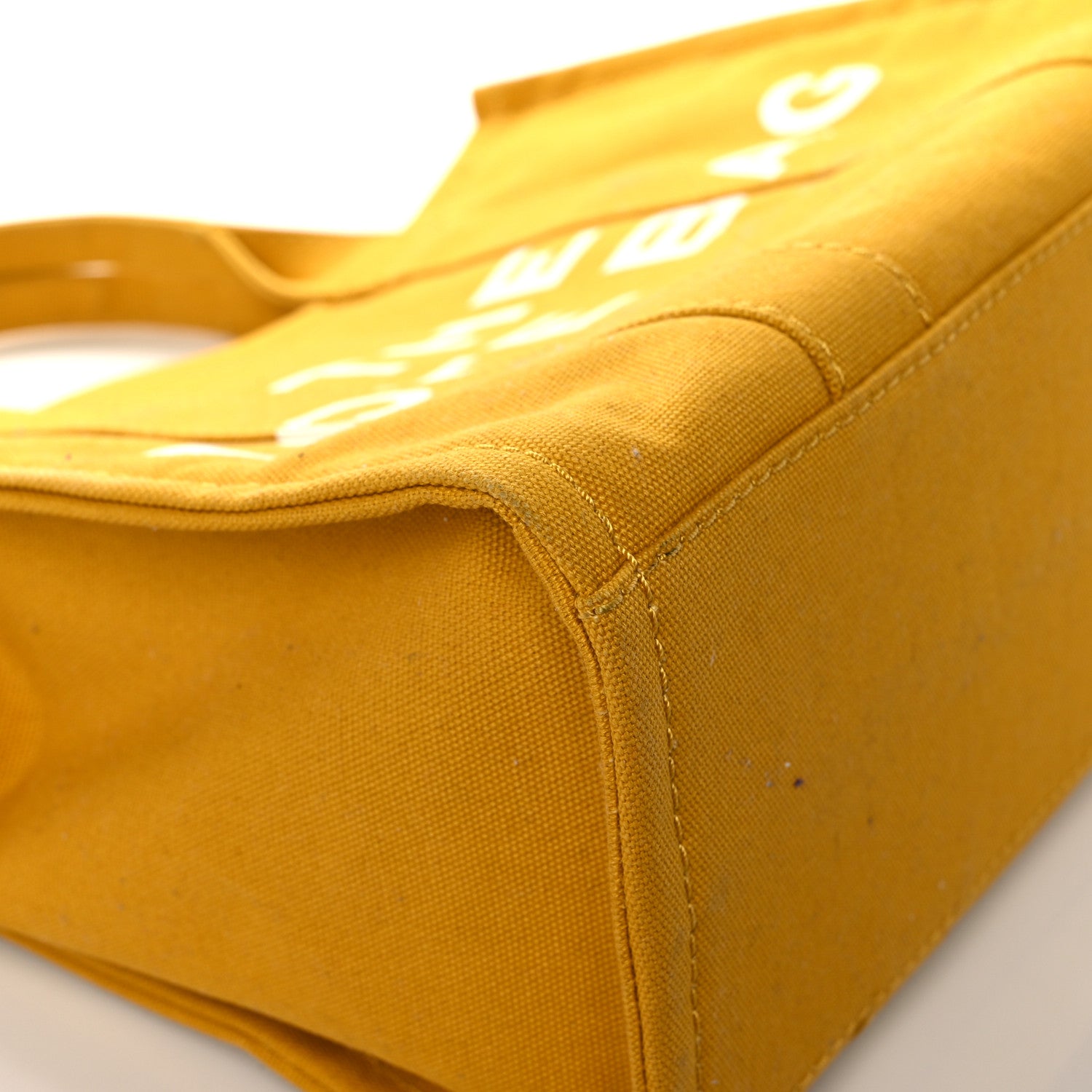 Marc Jacobs Cotton Canvas The Traveler Tote Bag Slate Yellow 6 of 12