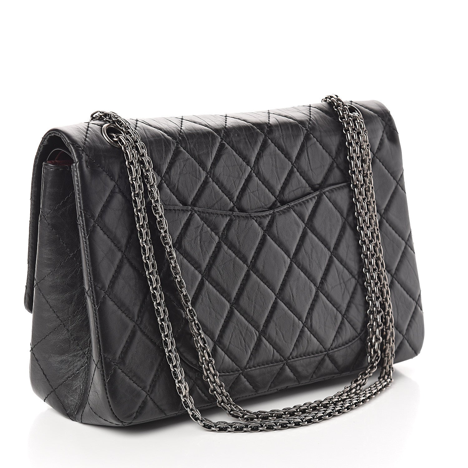 Chanel Aged Calfskin Quilted 2.55 Reissue 227 Flap Black 2 of 9
