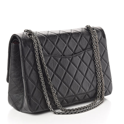 Chanel Aged Calfskin Quilted 2.55 Reissue 227 Flap Black 2 of 9