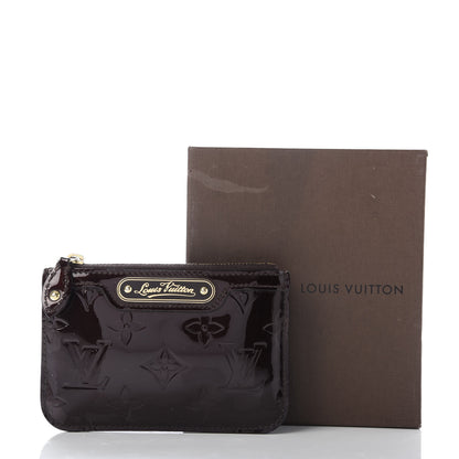 Louis Vuitton Vernis Key Pouch Amarante 9 of 9