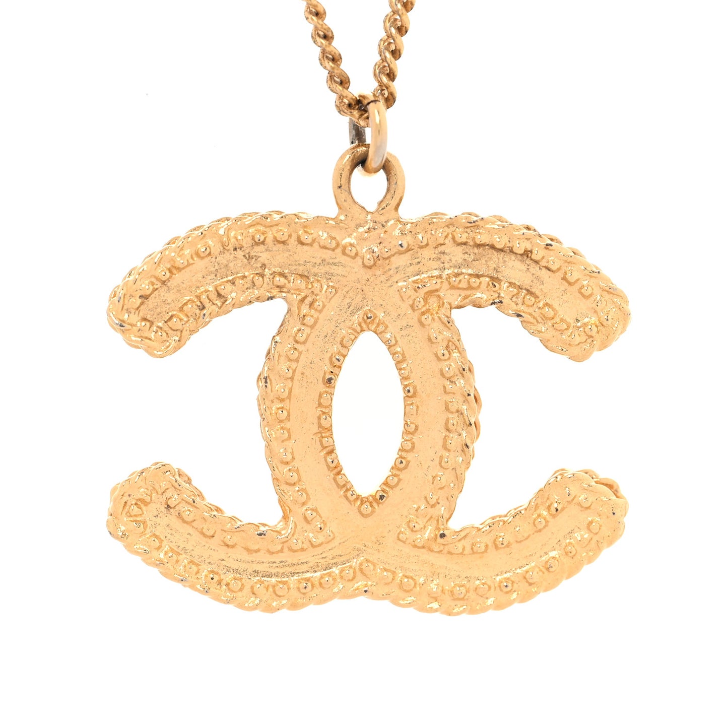 CC Necklace Matte Gold