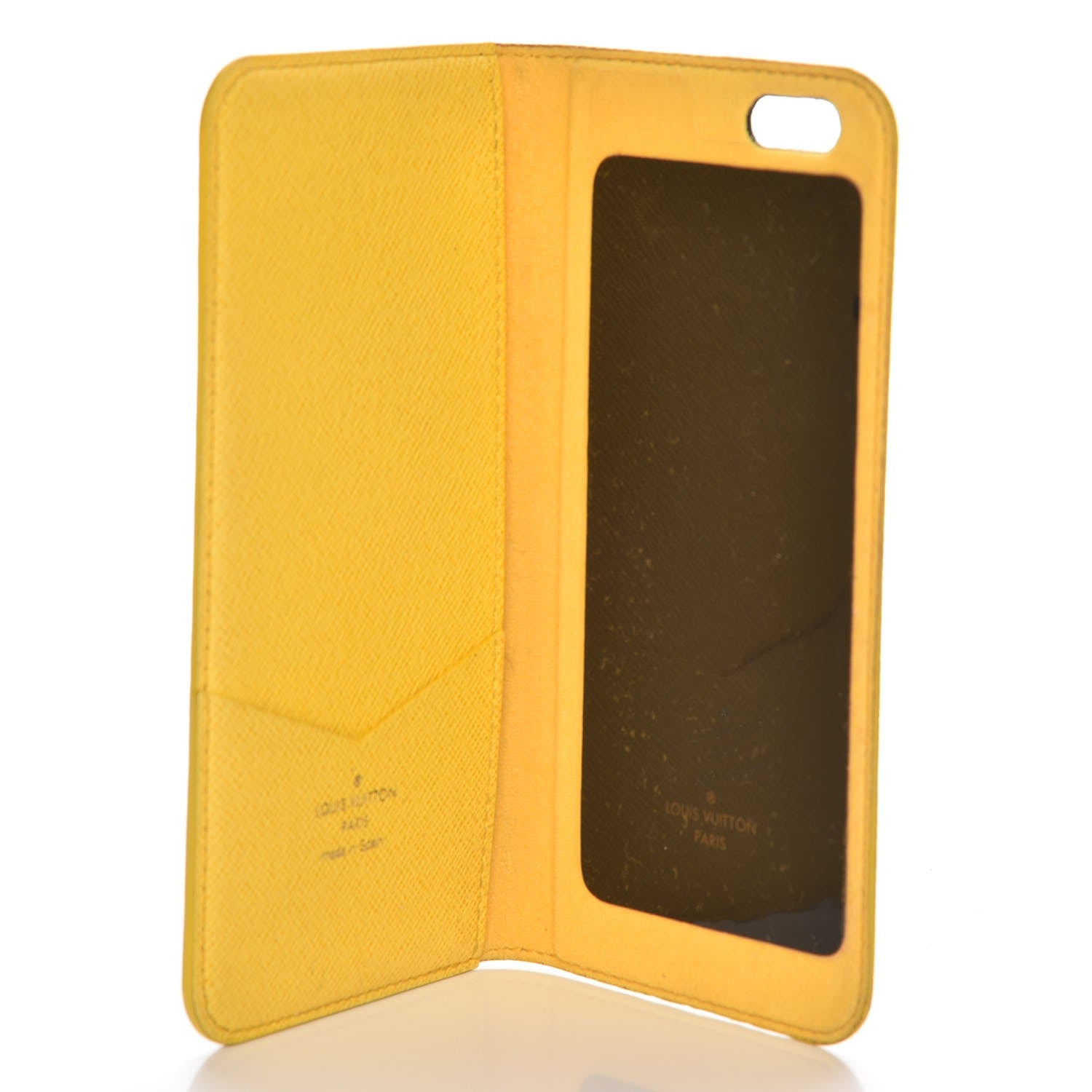 Louis Vuitton Monogram iPhone 6 Plus Folio Case Yellow 5 of 6