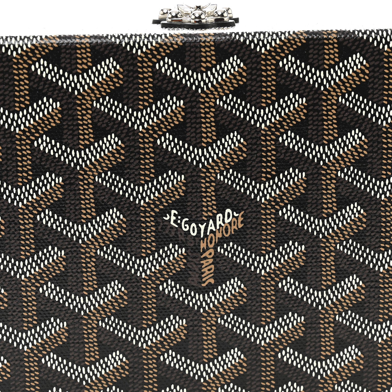 Goyard Goyardine Minaudiere Trunk Bag Black 8 of 10