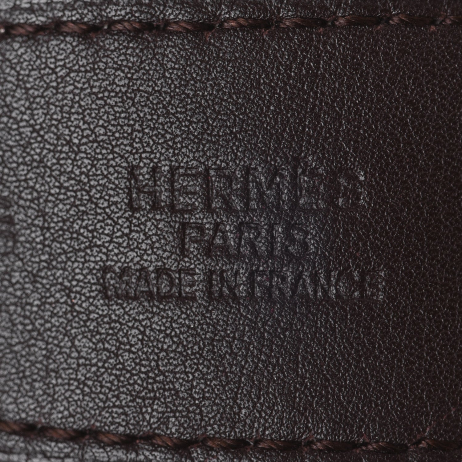 Hermes Taurillon Clemence 32mm Cadena H Belt 90 Chocolate 3 of 9