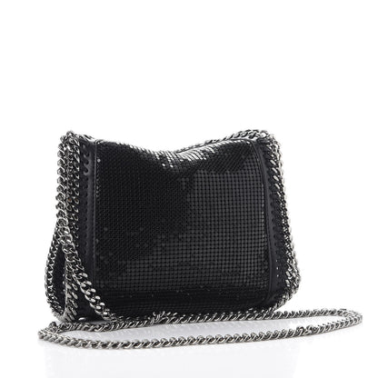 Stella McCartney Crystal Stones Tiny Fold Over Falabella Black 4 of 11