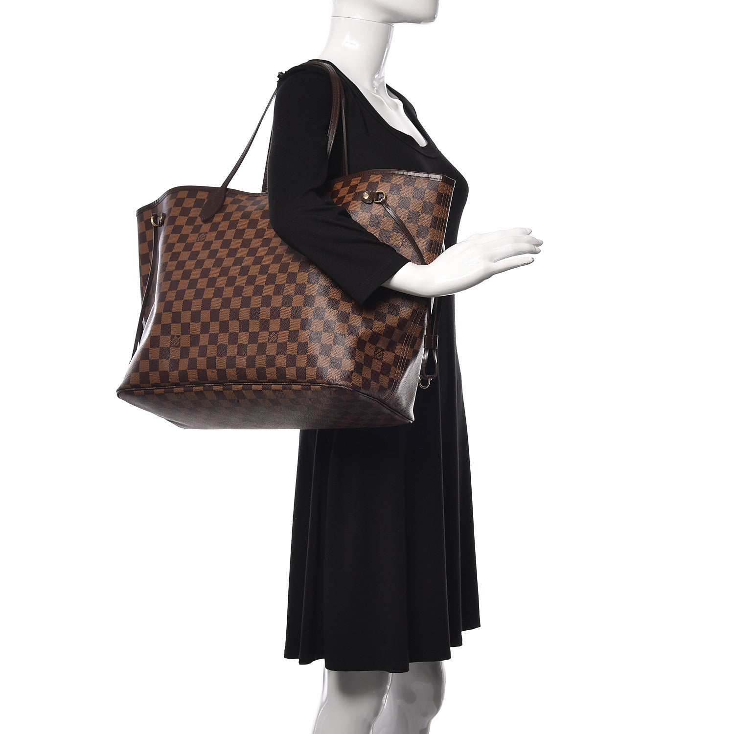 Louis Vuitton Damier Ebene Neo Neverfull GM 2 of 14