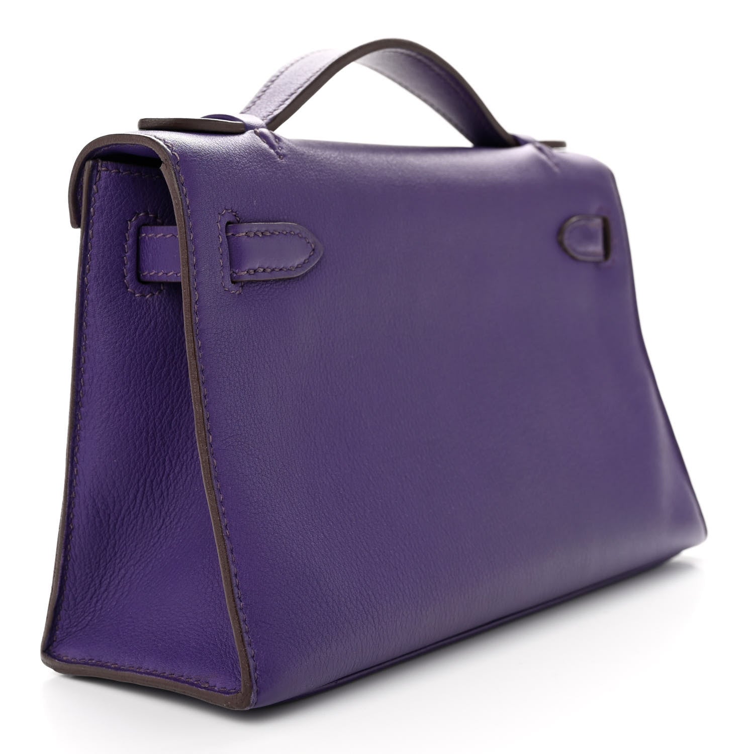 Hermes Swift Kelly Pochette Clutch Iris 4 of 12
