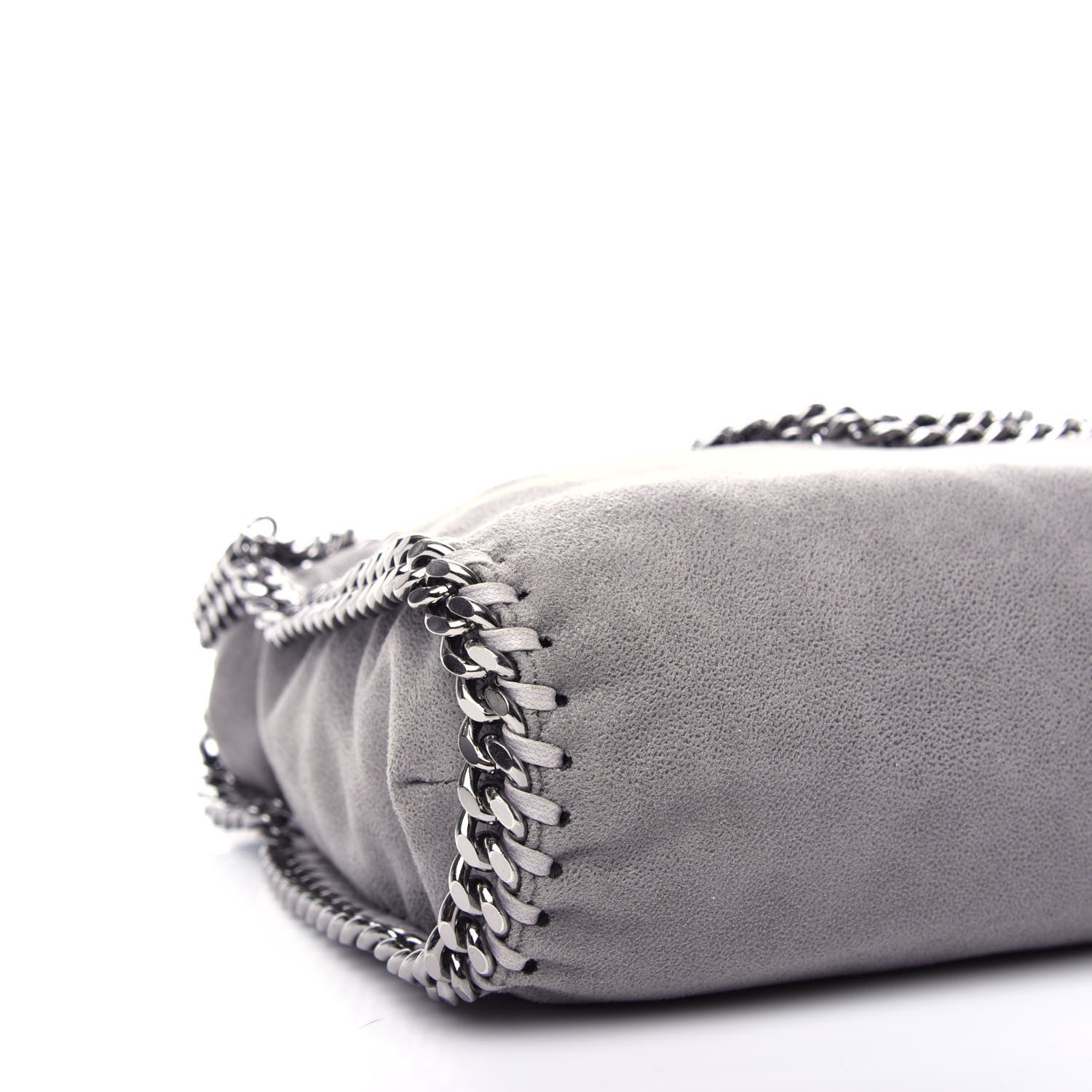 Stella McCartney Shaggy Deer Falabella Fold Over Tote Grey 8 of 11