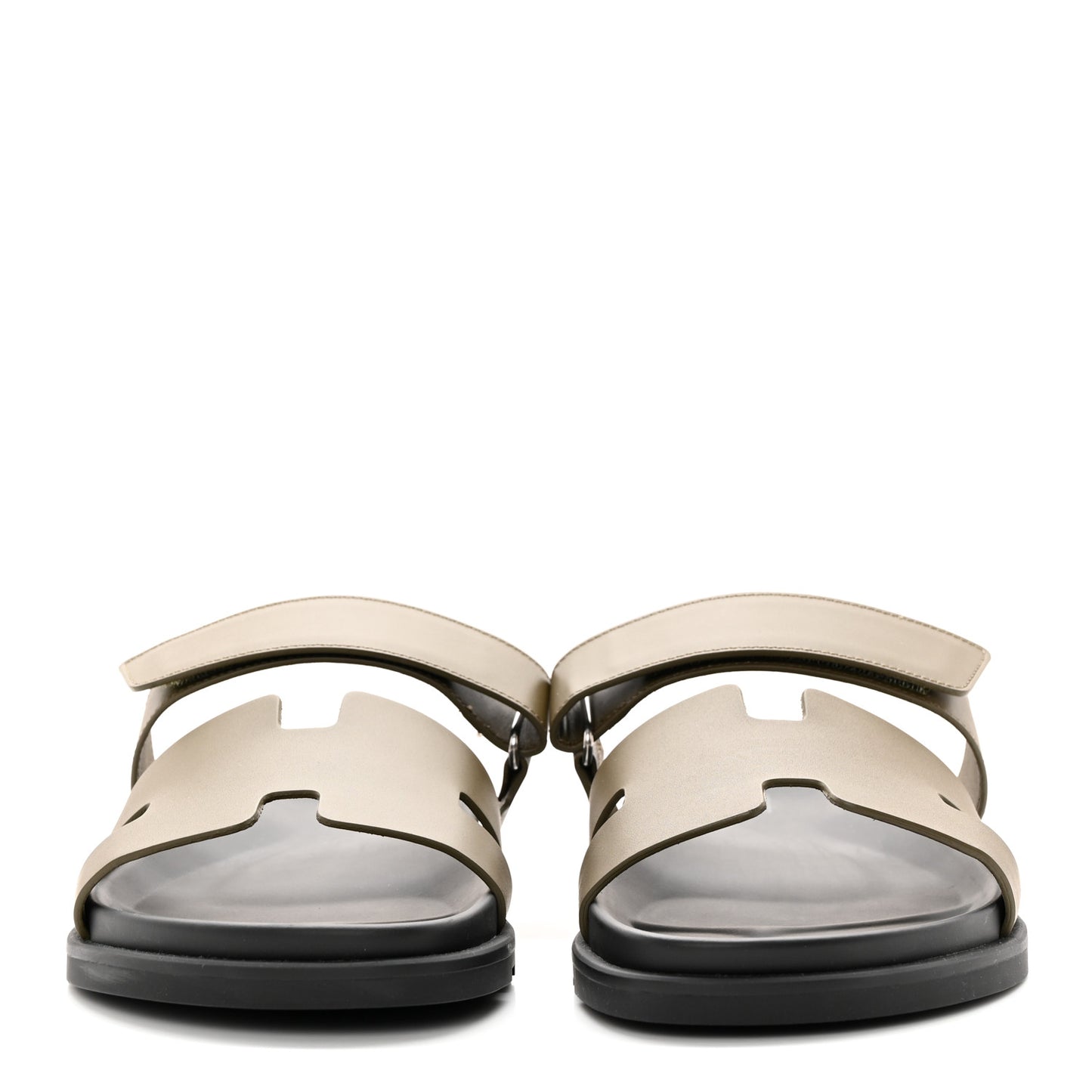 Calfskin Mens Chypre Sandals 44 Vert Toundra