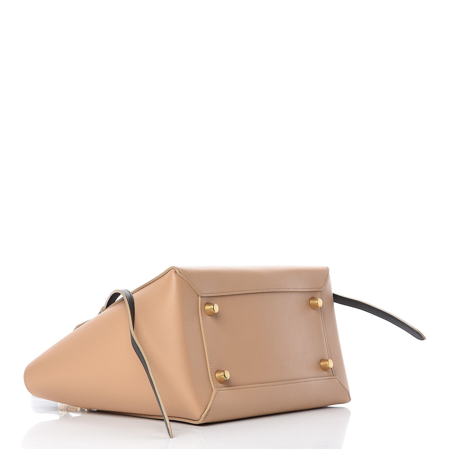 Celine Smooth Calfskin Mini Bi-Color Belt Bag Beige 4 of 15