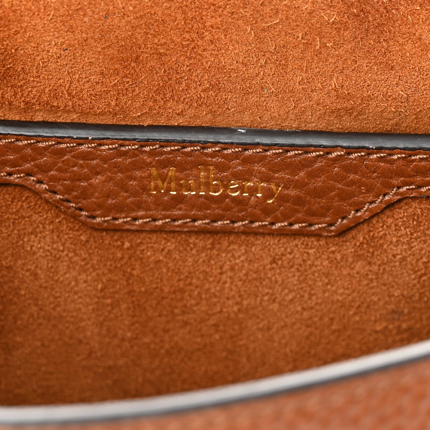 Small Classic Grain Calfskin Small Amberley Satchel Oak