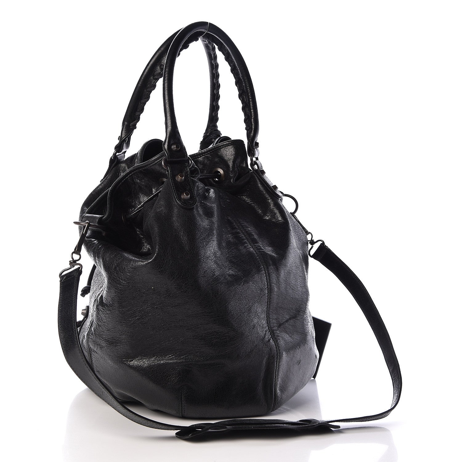 Balenciaga Agneau Classic Hardware Pompon Black 3 of 10
