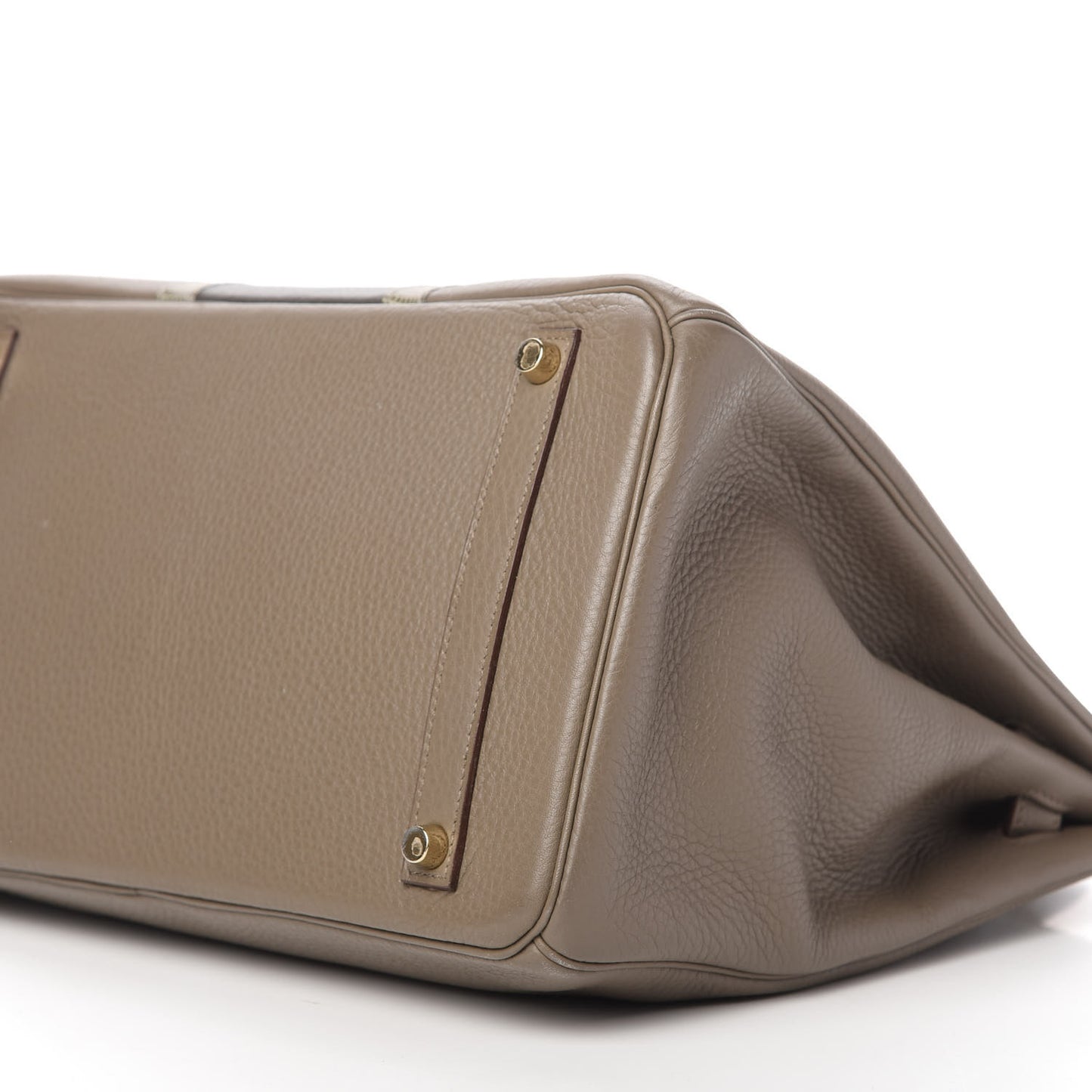 Taurillon Clemence Lizard Club Birkin 35 Etain Graphite
