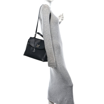 Louis Vuitton Soft Calfskin My Lockme Top Handle Black 2 of 15