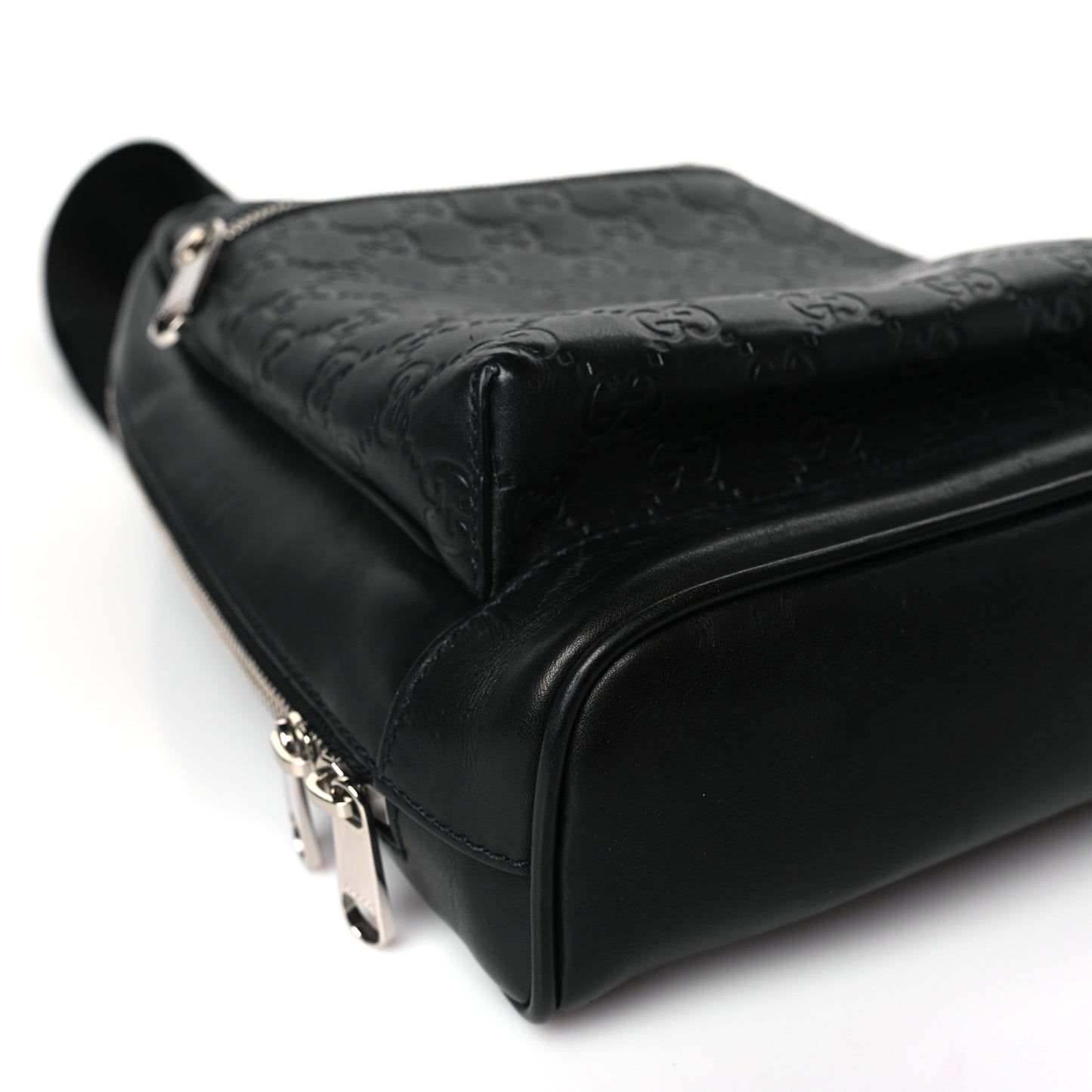 Guccissima Sling Backpack Black