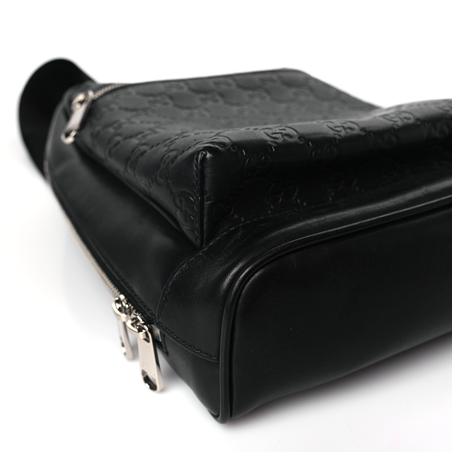 Gucci Guccissima Sling Backpack Black 8 of 9