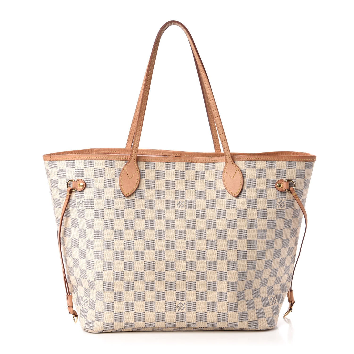Louis Vuitton Damier Azur Neo Neverfull MM Rose Ballerine 1 of 11