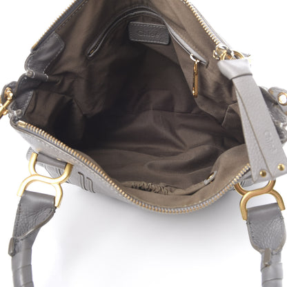 Chloe Calfskin Medium Marcie Satchel Cashmere Grey 6 of 16