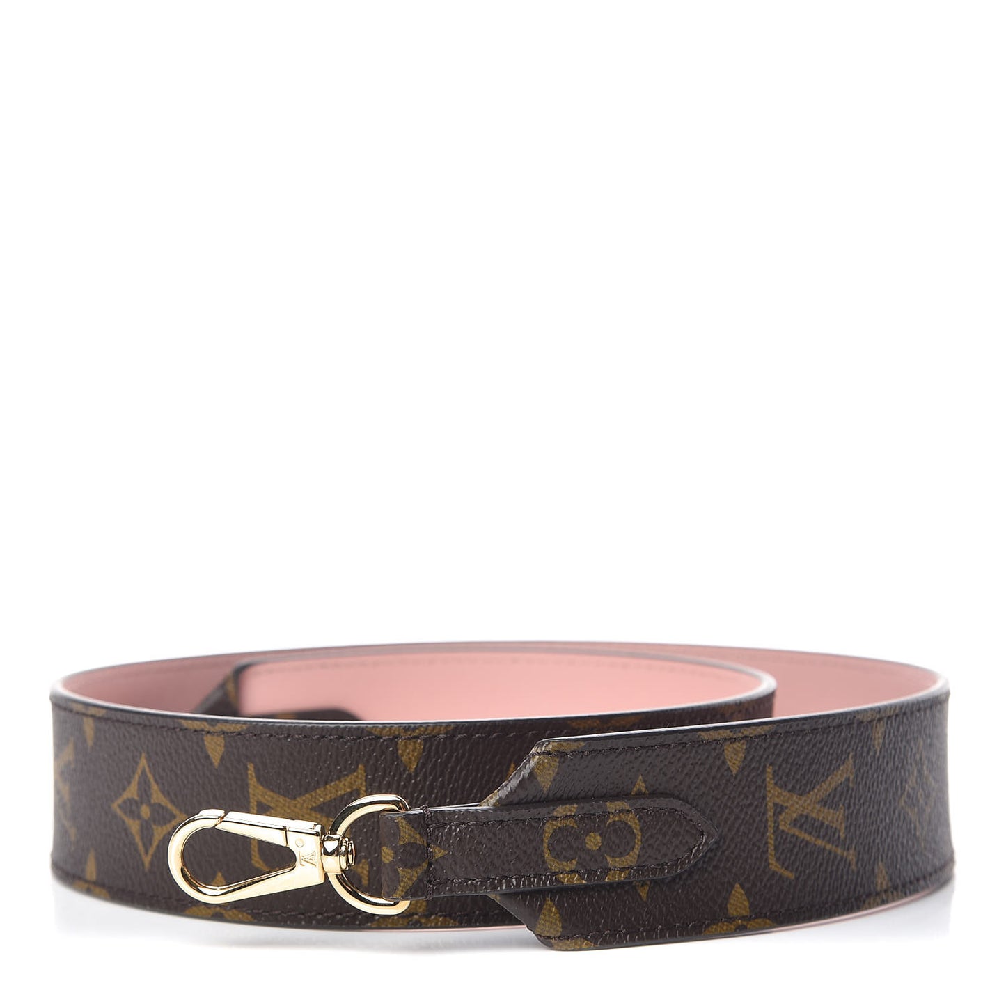 Monogram Bandouliere Shoulder Strap Rose Poudre