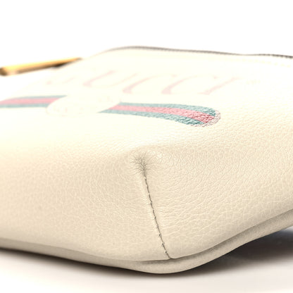 Gucci Grained Calfskin Small Logo Belt Bag White 10 of 10