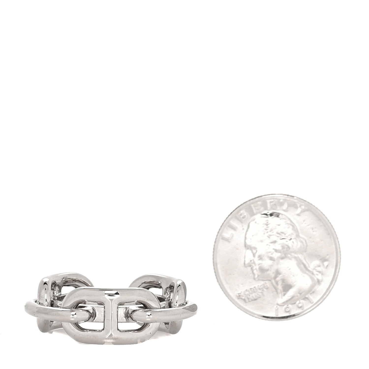 Hermes Palladium Regate Scarf Ring 2 of 3