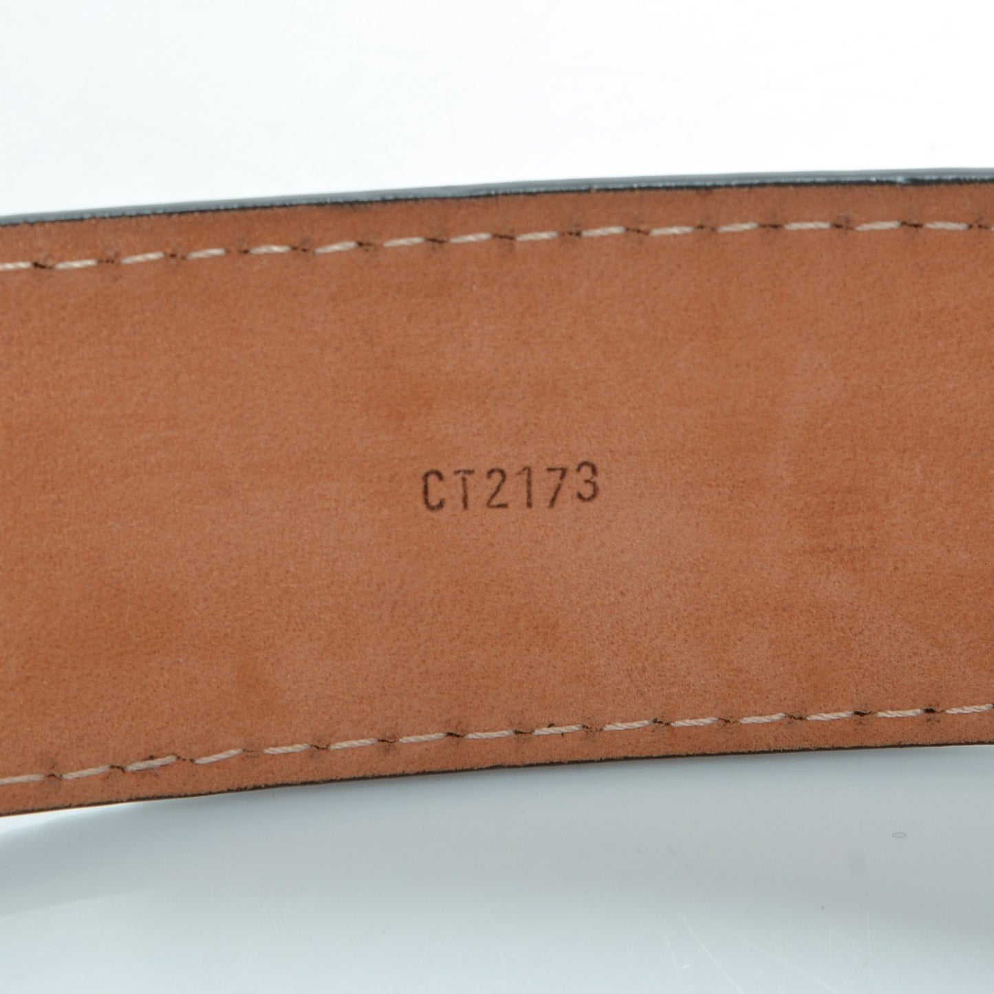 Damier Ebene Tresor Belt 90 36