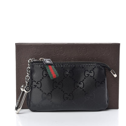 Gucci Imprime Monogram Key Case Black 8 of 8