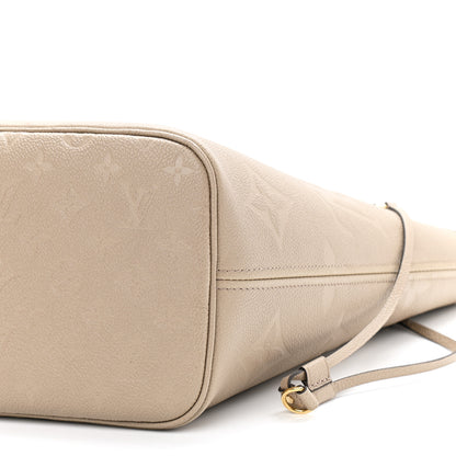 Louis Vuitton Empreinte Monogram Giant Neverfull MM Tourterelle 10 of 10