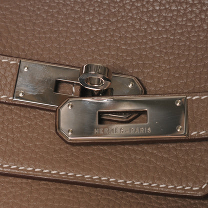 Hermes Taurillon Clemence Birkin 40 Etoupe 5 of 10