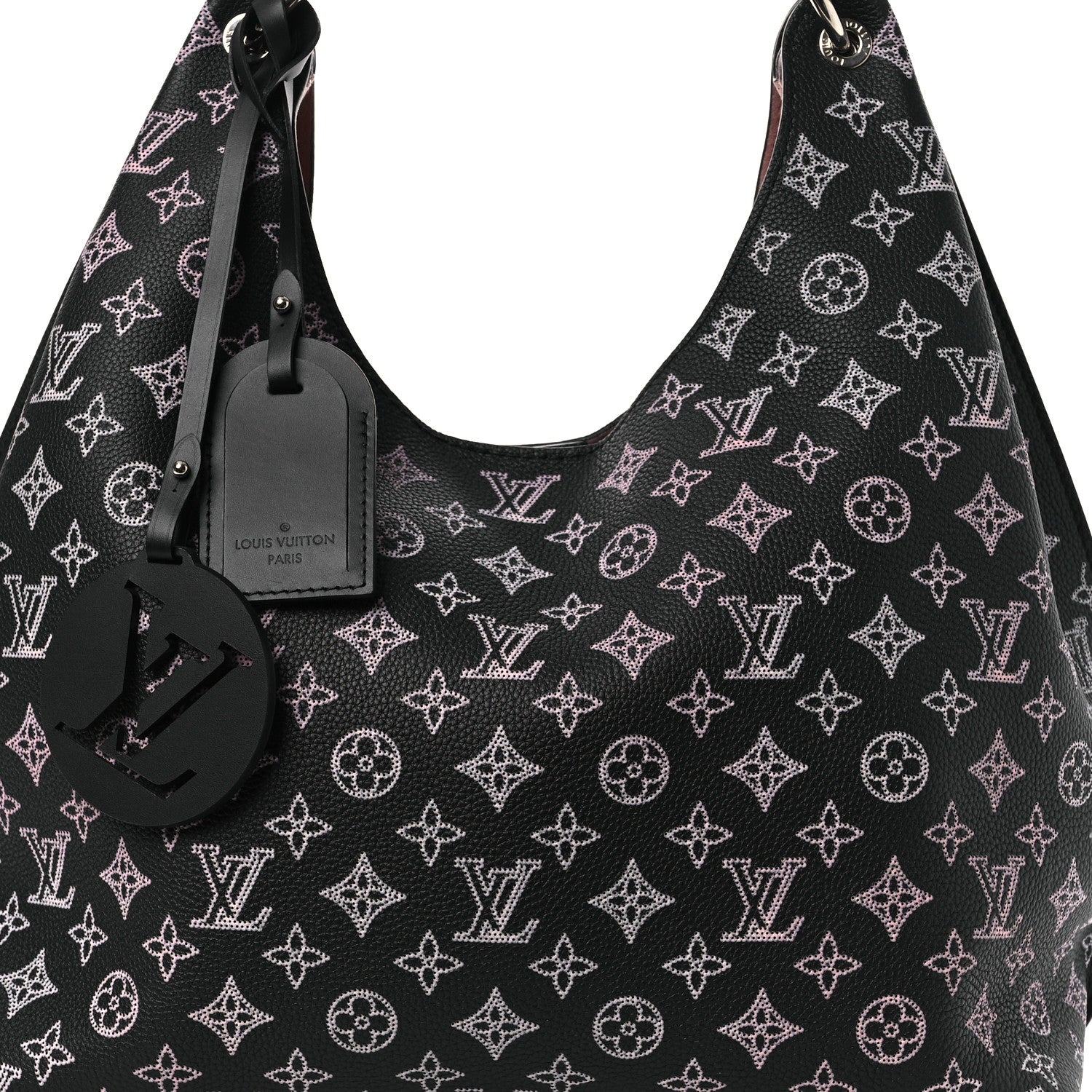 Louis Vuitton Mahina Carmel Hobo PM Black 7 of 9