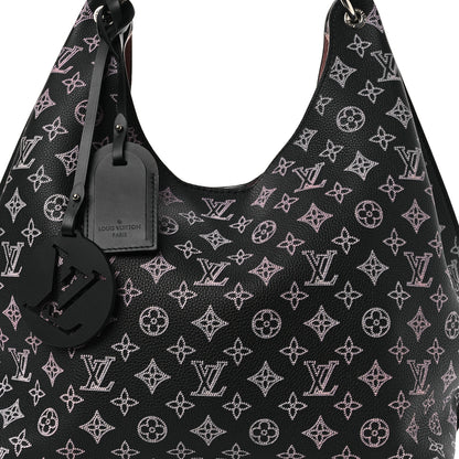 Louis Vuitton Mahina Carmel Hobo PM Black 7 of 9