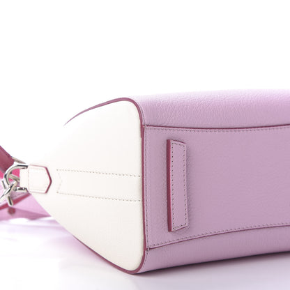 Givenchy Sugar Goatskin Mini Tri-Color Antigona Bright Pink White Fuchsia 6 of 9