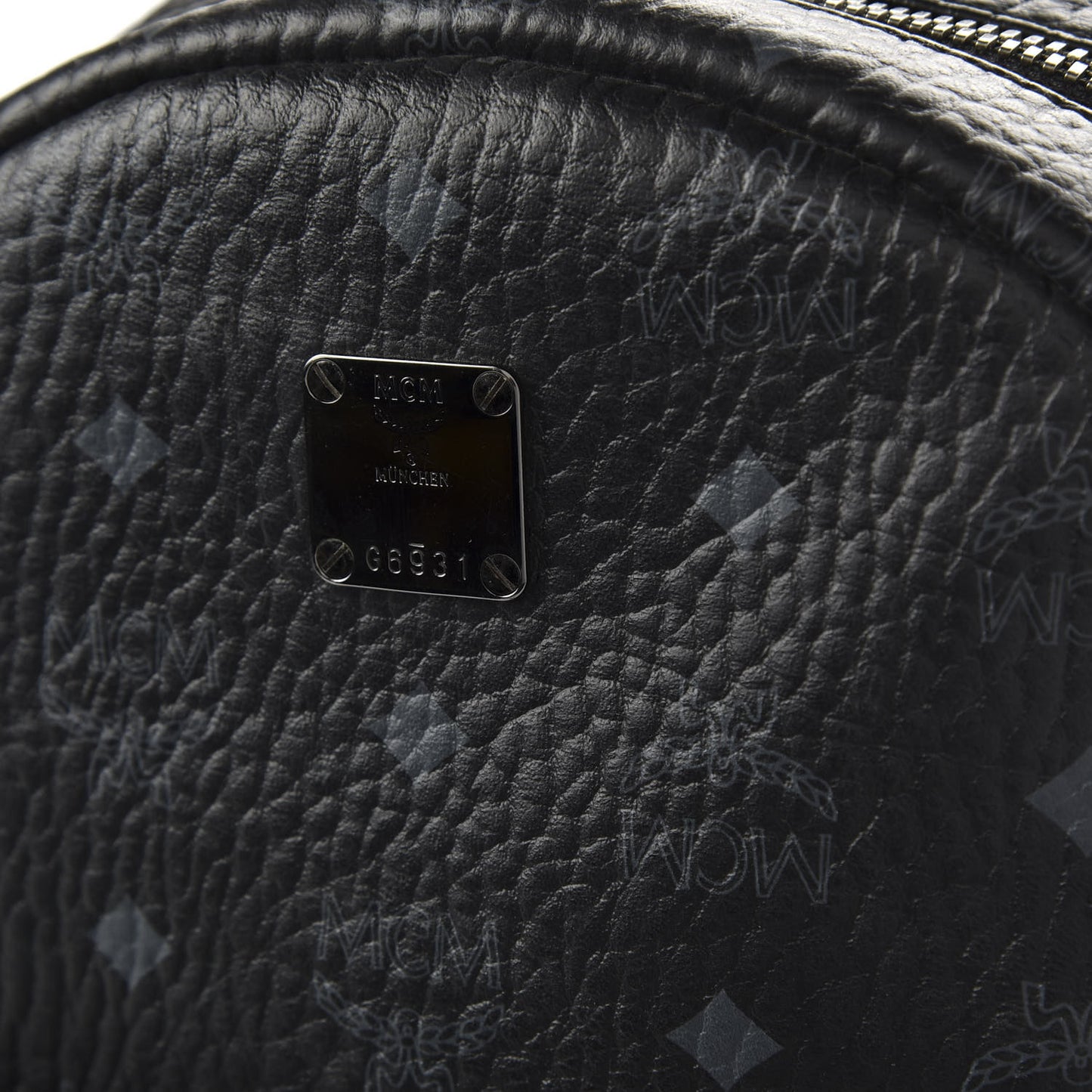 Visetos Small Side Stud Stark Backpack Black