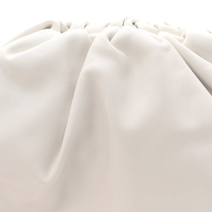 Bottega Veneta Smooth Butter Calf The Pouch Oversized Clutch Chalk 8 of 10