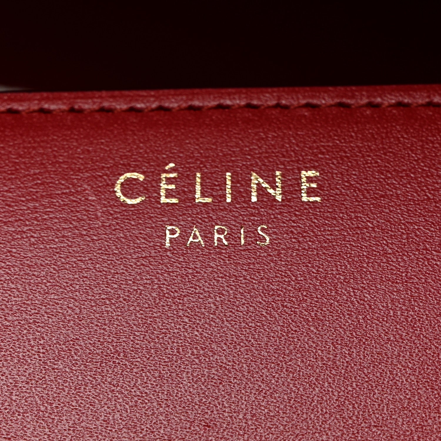 Celine Box Calfskin Medium Classic Box Flap Bag Red 6 of 10