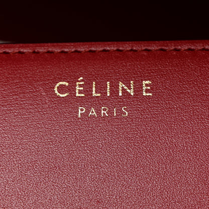 Celine Box Calfskin Medium Classic Box Flap Bag Red 6 of 10