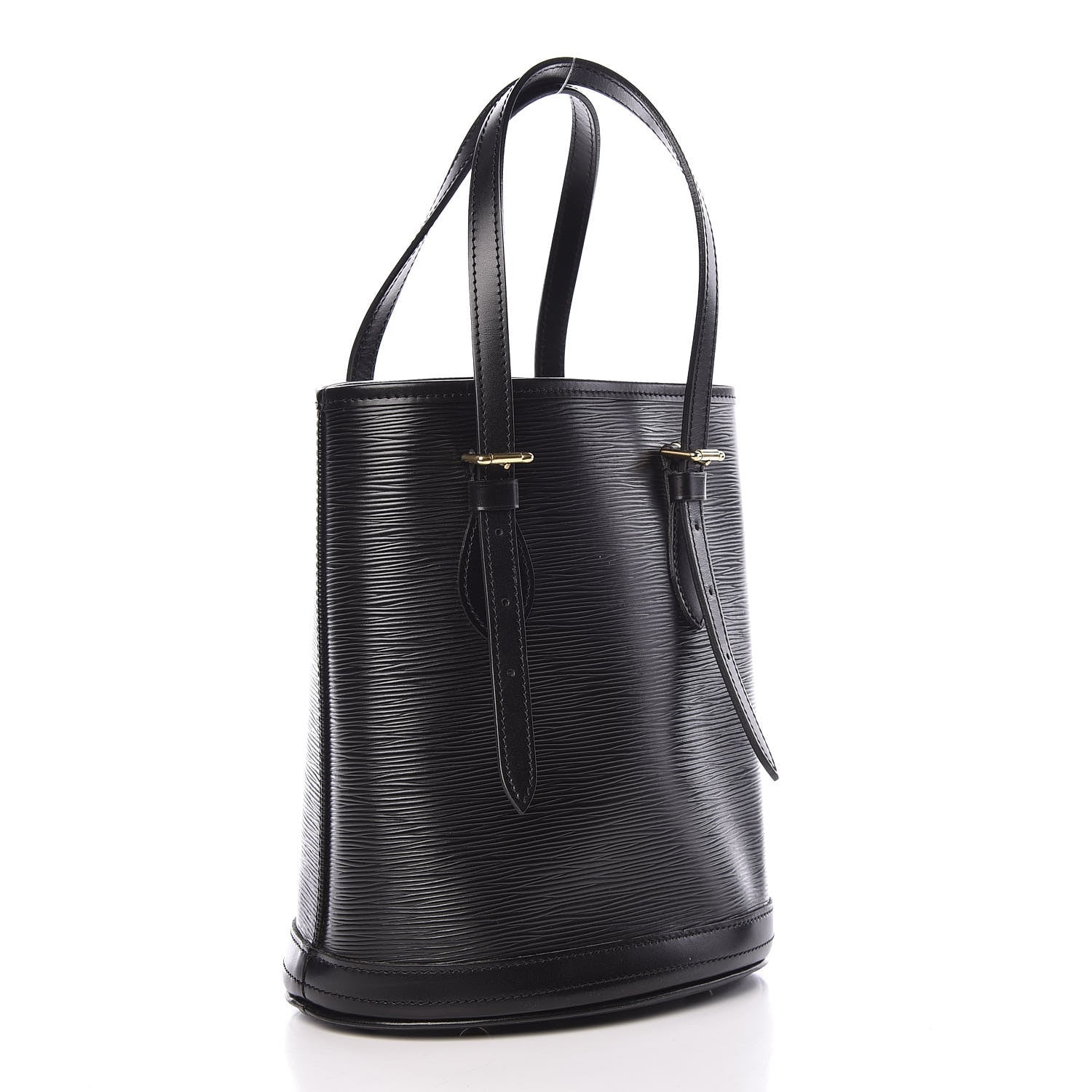 Louis Vuitton Epi Petit Bucket 23 Black 4 of 11