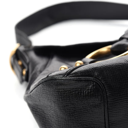 Gucci Calfskin Horsebit Flap Bag Black 8 of 12