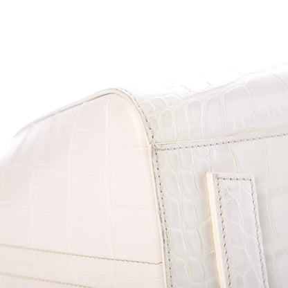 Givenchy Calfskin Crocodile Embossed Small Antigona White 20 of 26